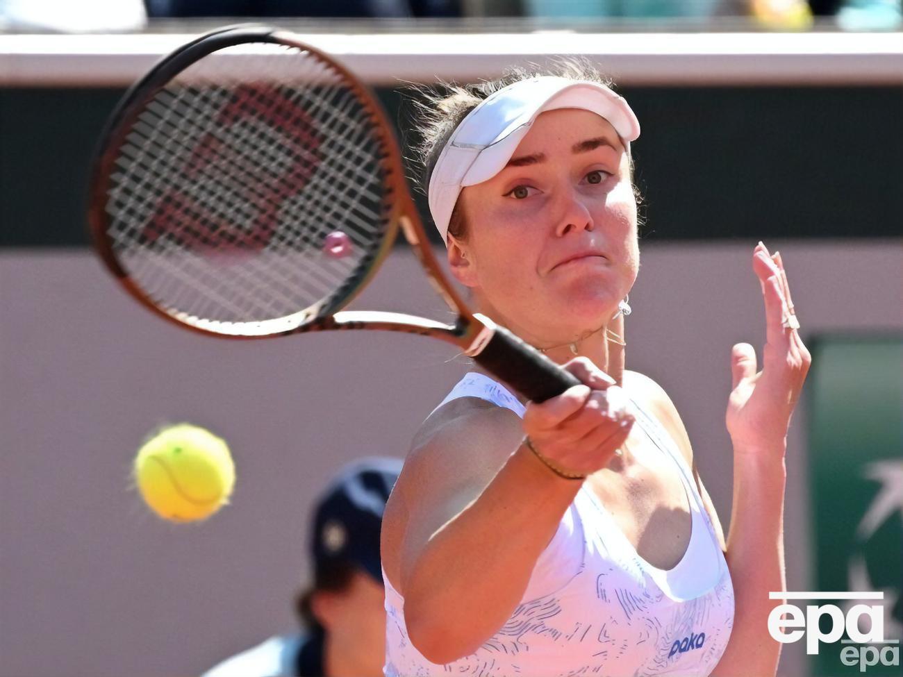 Свитолина играла в третьем круге турнира в Париже пятый раз в карьере