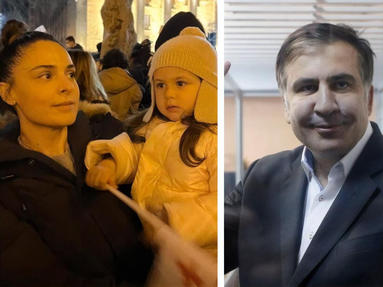 Саакашвілі вперше повідомив про те, що має доньку від грузинської співачки, у грудні 2021 року