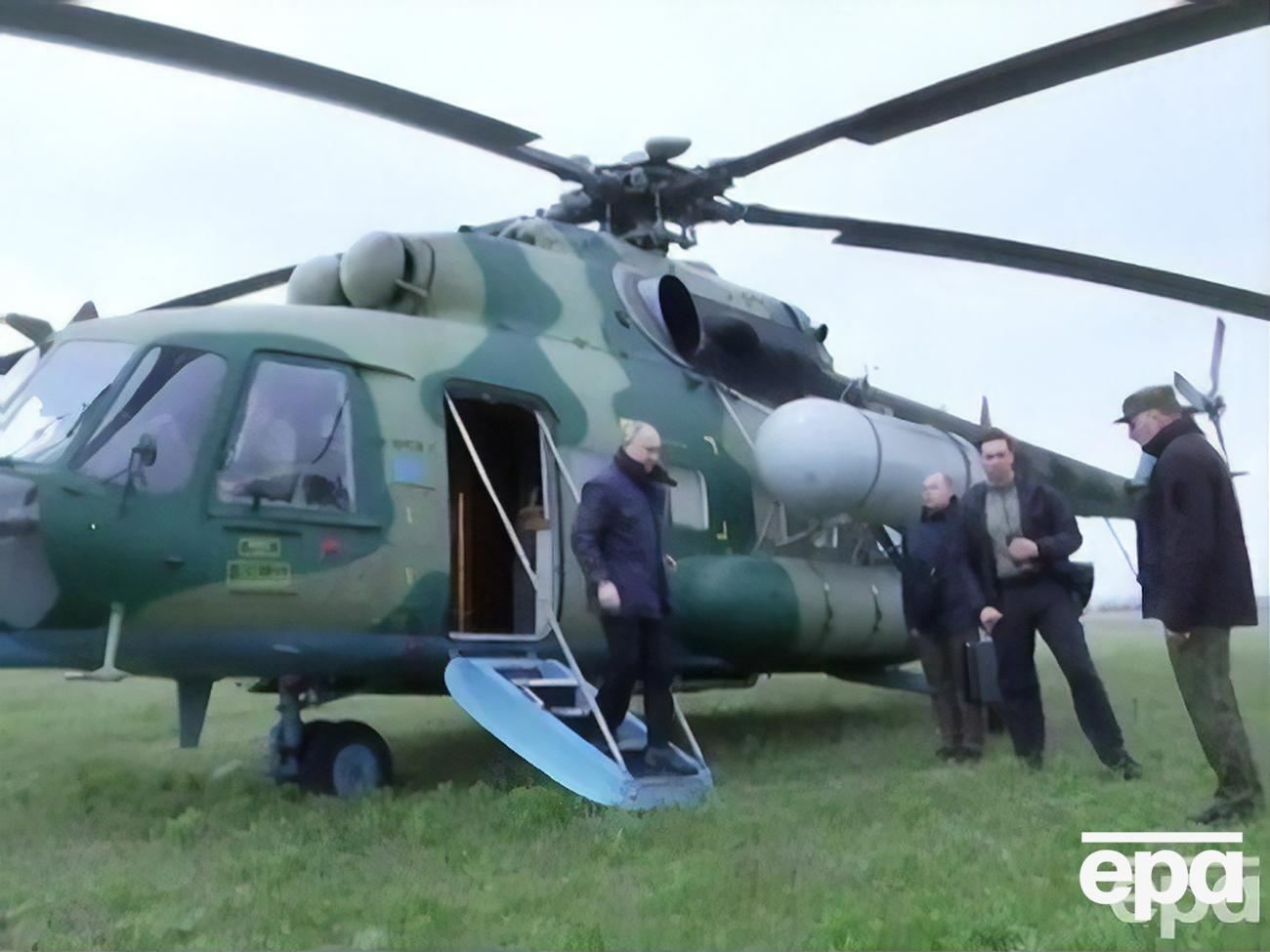 Путин утверждает, что вертолет, в котором он летел, якобы был обстрелян