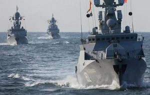 В Черном море на боевом дежурстве находятся три корабля оккупантов