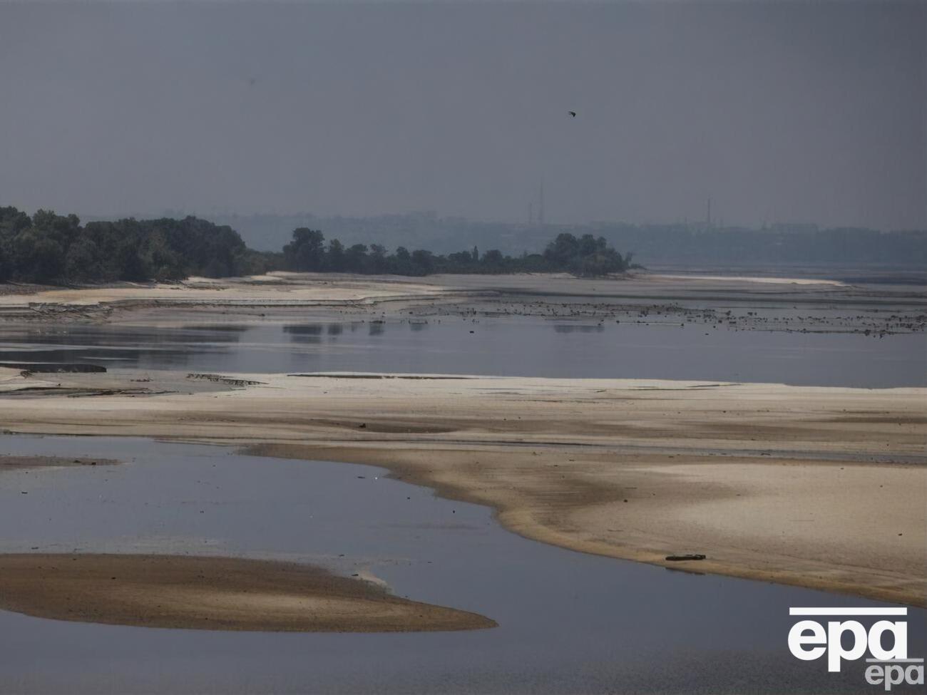 ГЭС оккупанты подорвали 6 июня, после чего начался слив воды из водохранилища
