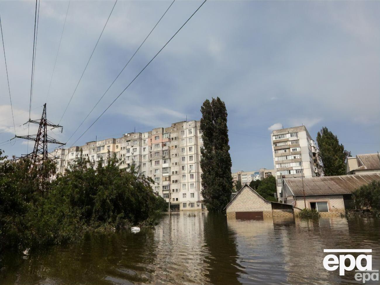 Сейчас подтопленными в Херсонской области остаются 818 домов в 21 населенном пункте