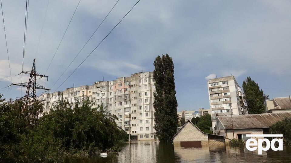 Сейчас подтопленными в Херсонской области остаются 818 домов в 21 населенном пункте