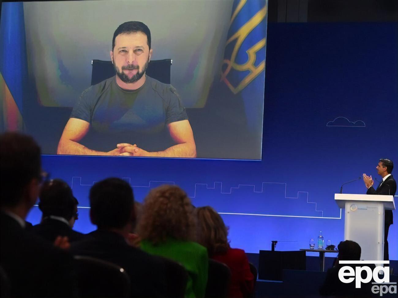 Зеленский выступил&nbsp;по видеосвязи на открытии конференции по восстановлению Украины в Лондоне