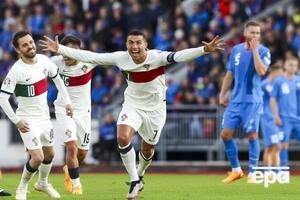 Роналду забил победный гол в ворота Исландии в матче отбора на Евро 2024