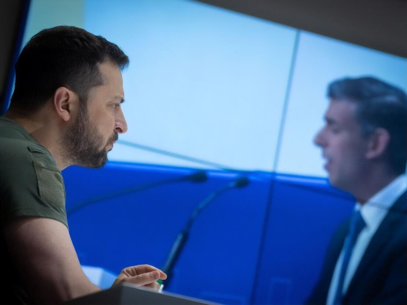 Зеленський запросив Сунака знову відвідати Київ