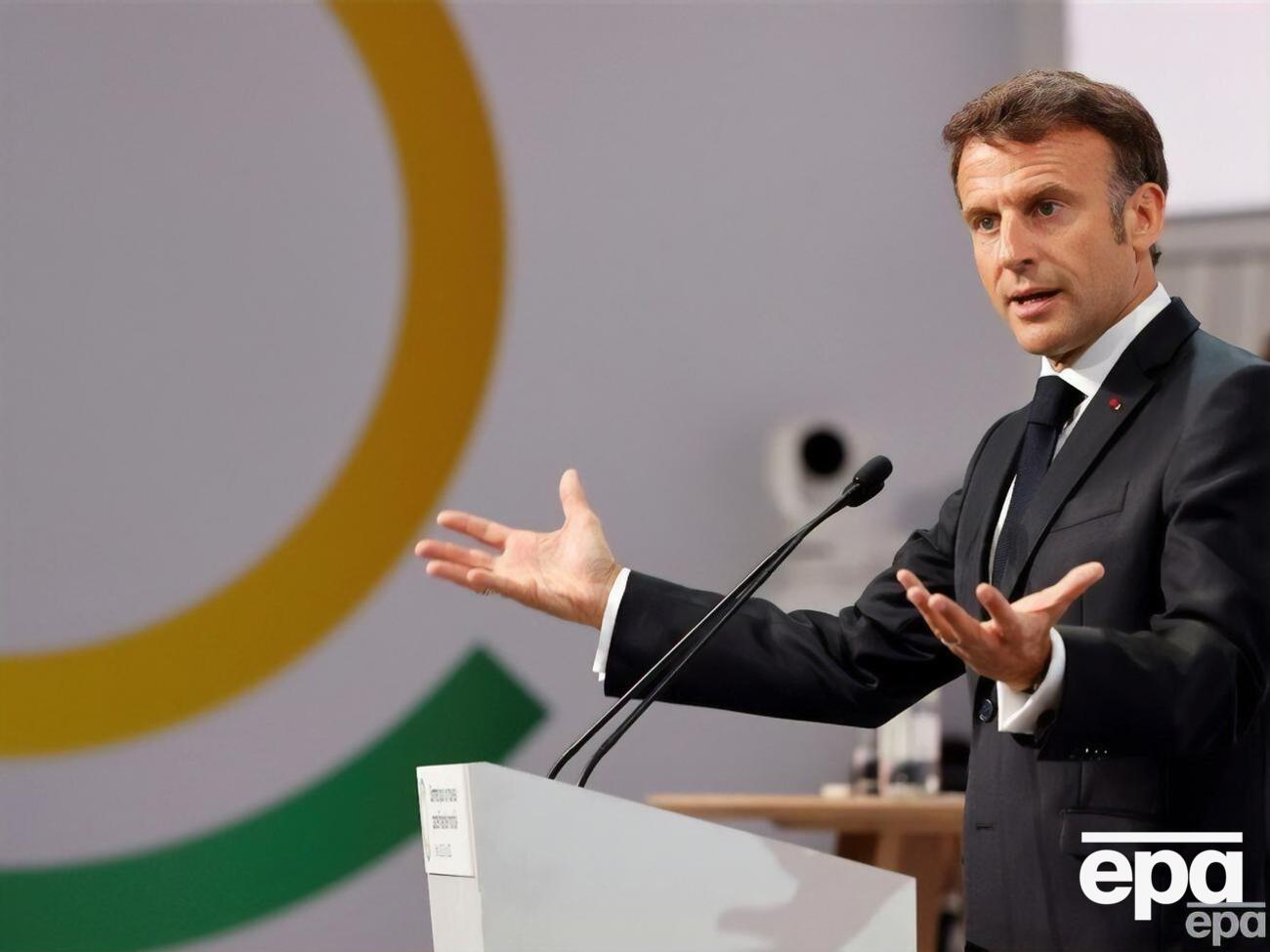 Рішення про візит Макрона на саміт БРІКС наразі не ухвалено