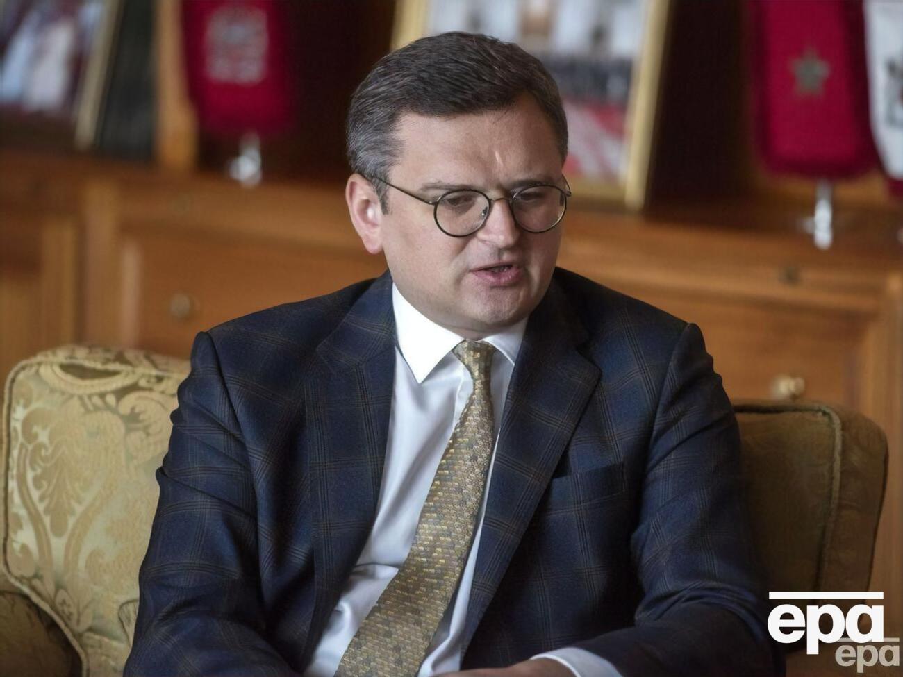 Украина хочет, чтобы ее формула мира была зафиксирована как "инициатива, имеющая глобальную поддержку", отметил Кулеба