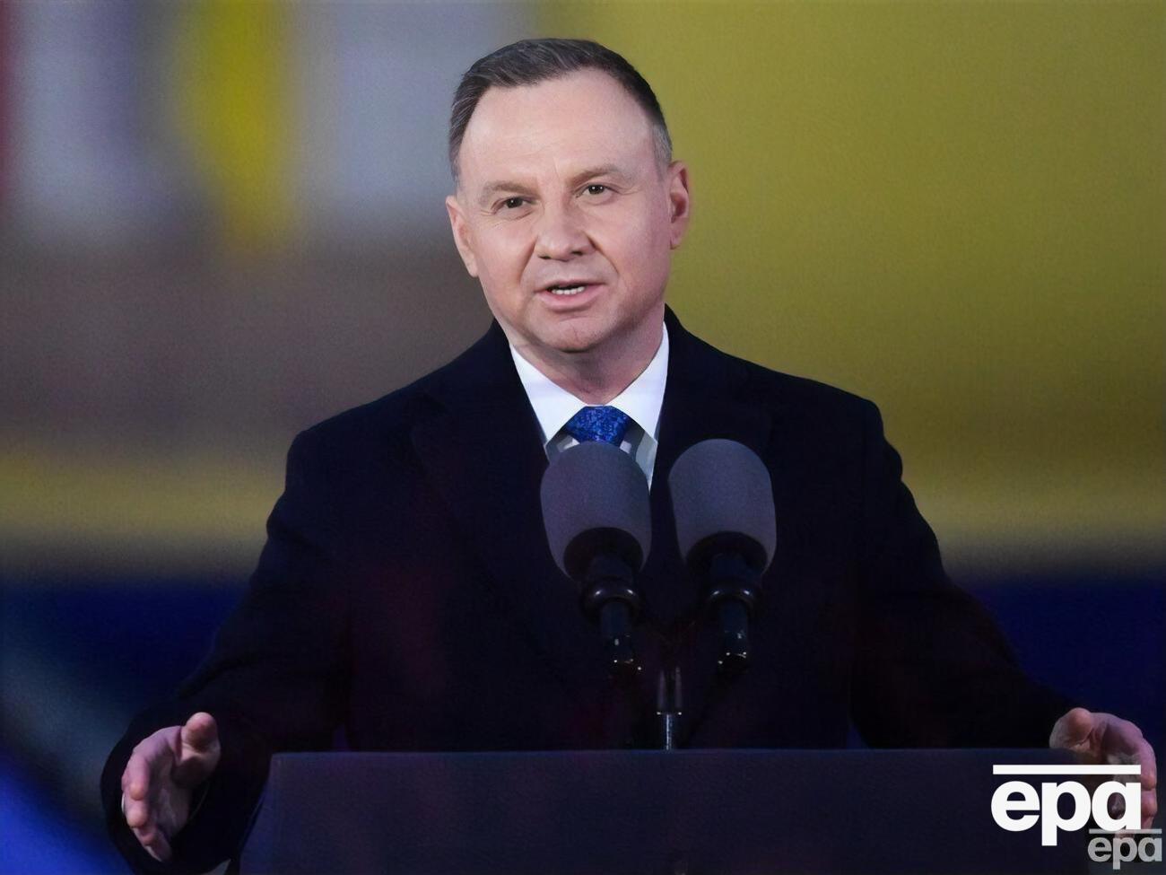 Дуда считает, что после Украины Россия "набросится" на Польшу и страны Балтии