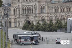 На вулицях Москви перебувають посилені патрулі, зазначили в ГУР