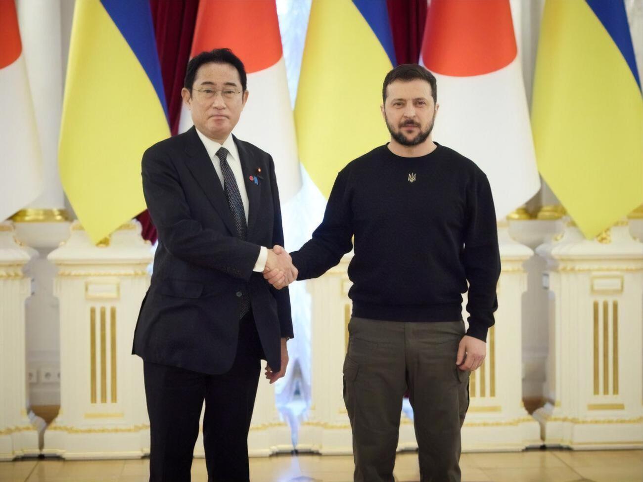 У березні 2023 року Кісіда приїжджав в Україну й обговорював із Зеленським військову допомогу Україні