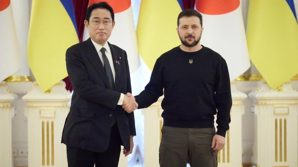 У березні 2023 року Кісіда приїжджав в Україну й обговорював із Зеленським військову допомогу Україні