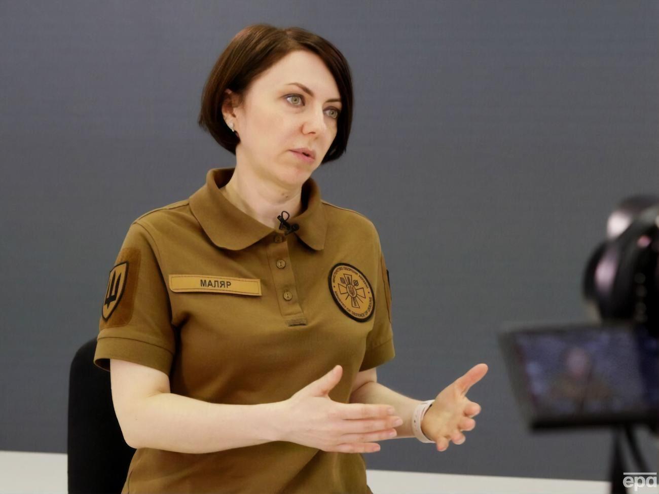 Маляр: Окупанти зазнають значних втрат в особовому складі, озброєнні й техніці. Загиблих за минулий тиждень у ворога у вісім разів більше, ніж у нас