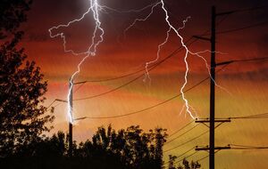 В Украине был грозовой шторм