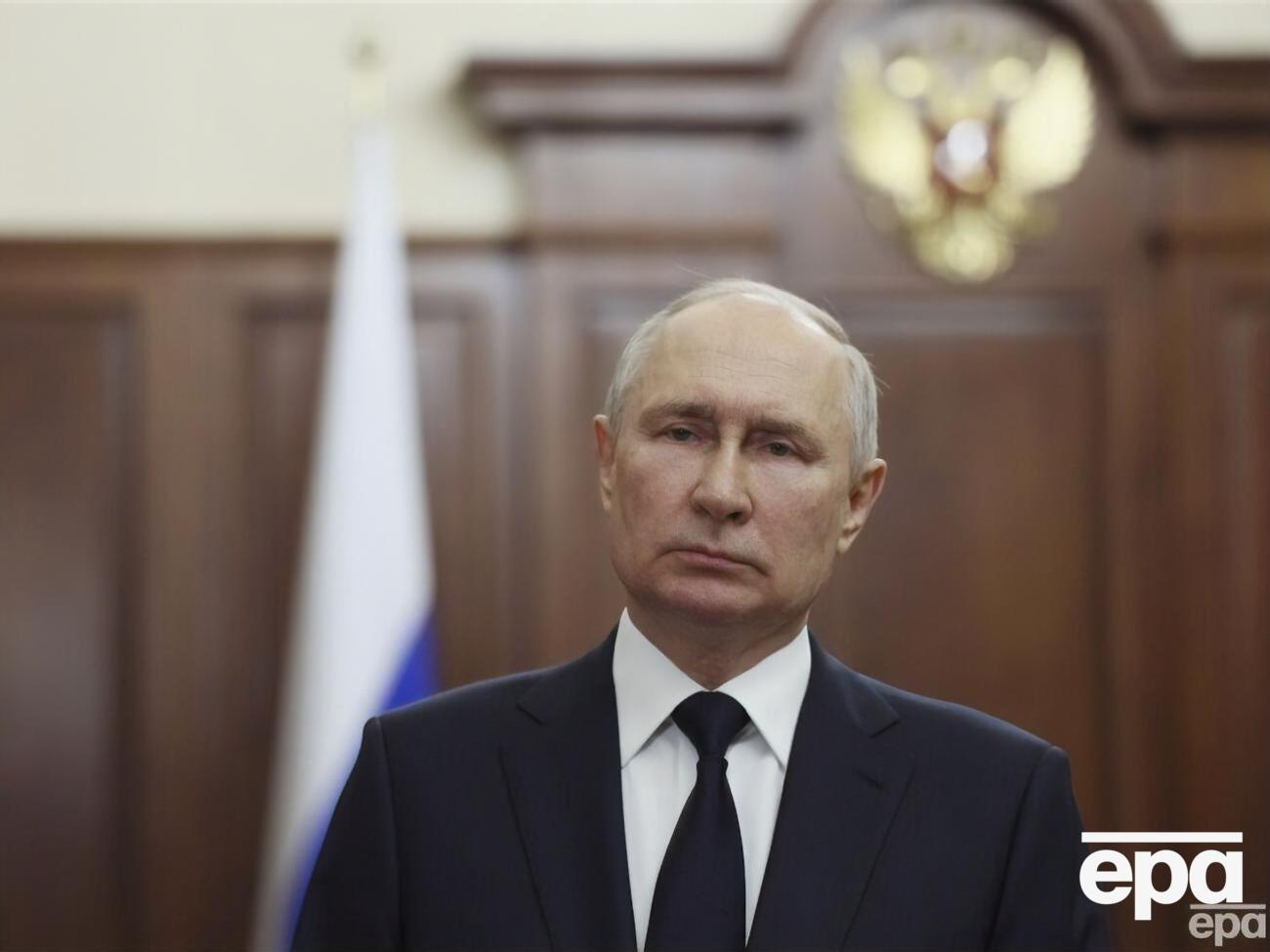 Коморницький вважає, що заколотом Путін (на фото) хотів натиснути на Лукашенка