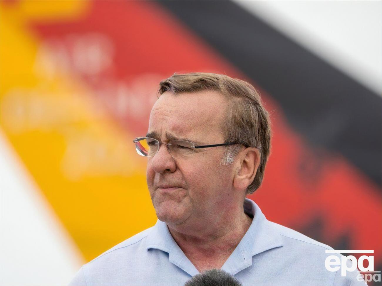 Міністр оборони Німеччини про війну в Україні: Зараз вирішальні місяці