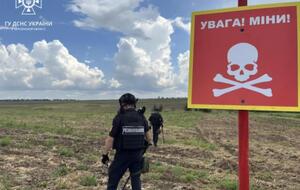 У Херсонській області залишається висока мінна небезпека