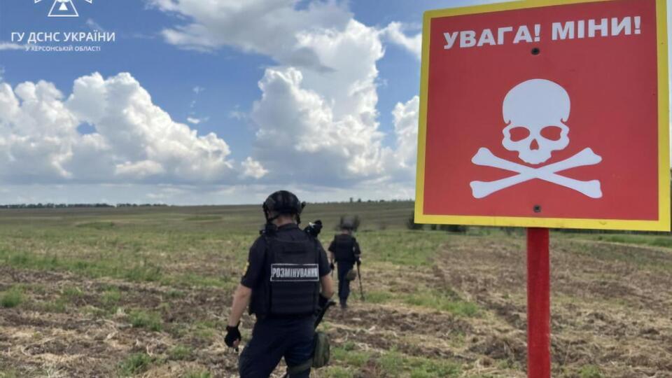 В Херсонской области сохраняется высокая минная опасность