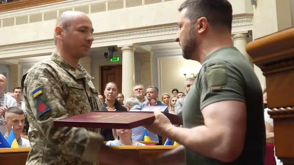 Зеленський вручив нагороду Яременку 28 червня у Верховній Раді