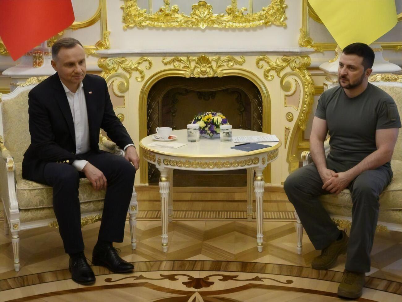 Дуда посетил Киев&nbsp;в День Конституции Украины и встретился с Зеленским&nbsp;