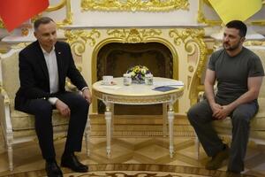 Дуда посетил Киев в День Конституции Украины и встретился с Зеленским