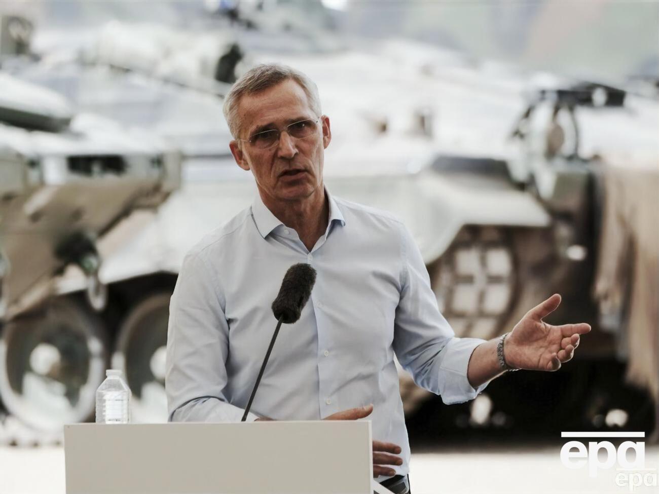 Столтенберг:&nbsp;Союзники по НАТО и Украина сами должны решить, когда пригласить Украину стать членом Альянса