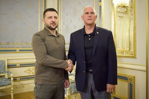 Зеленський 29 червня в Києві провів зустріч із Пенсом, який відвідав Україну вперше від початку повномасштабної війни, зазначили в ОПУ