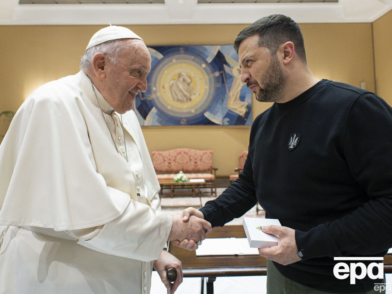 Зеленский встречался с понтификом 13 мая в Ватикане