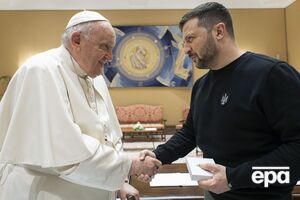 Зеленский встречался с понтификом 13 мая в Ватикане