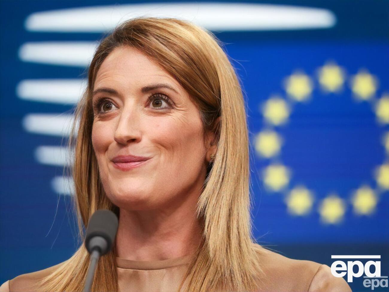 Метсола отметила, что ЕС еще больше убедился в необходимости оказания дополнительной помощи Украине