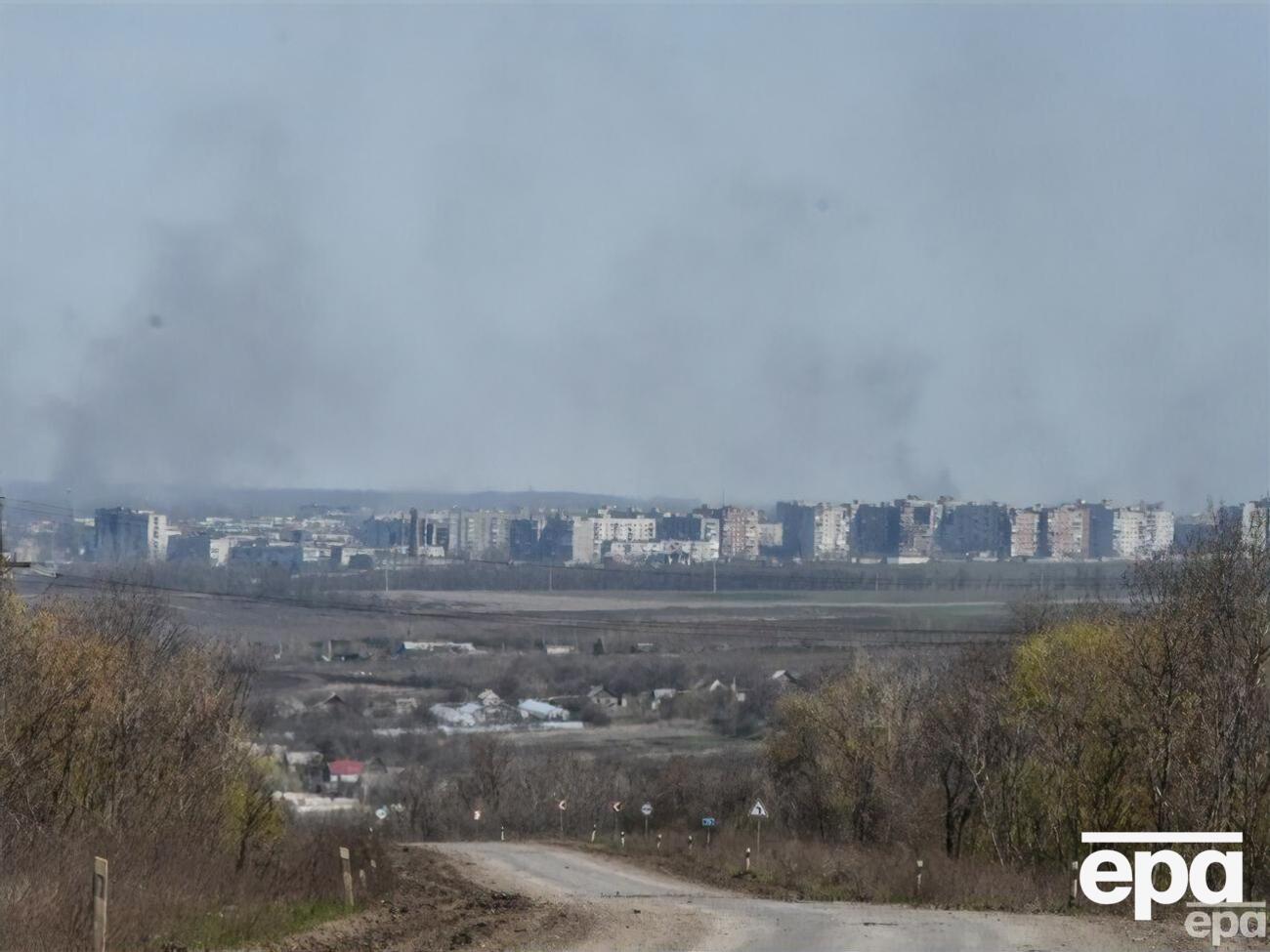 На бахмутському напрямку на боці окупантів воюють десантники, піхота, територіальні війська, БАРС, а також частини підрозділів невеликих ПВК, розповів Череватий
