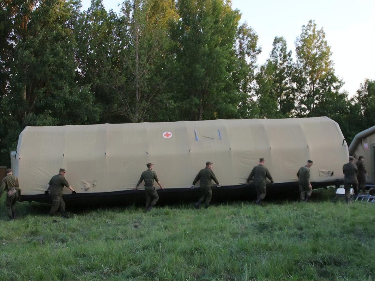 Окупанти готують у Луганській області тисячі ліжок для поранених і розгортають польові госпіталі, розповіли в ОВА 14 червня