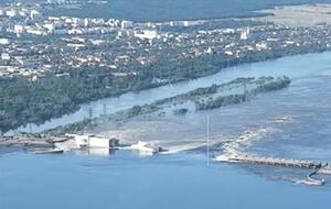 Оперативное командование "Юг" сообщило о подрыве россиянами Каховской ГЭС