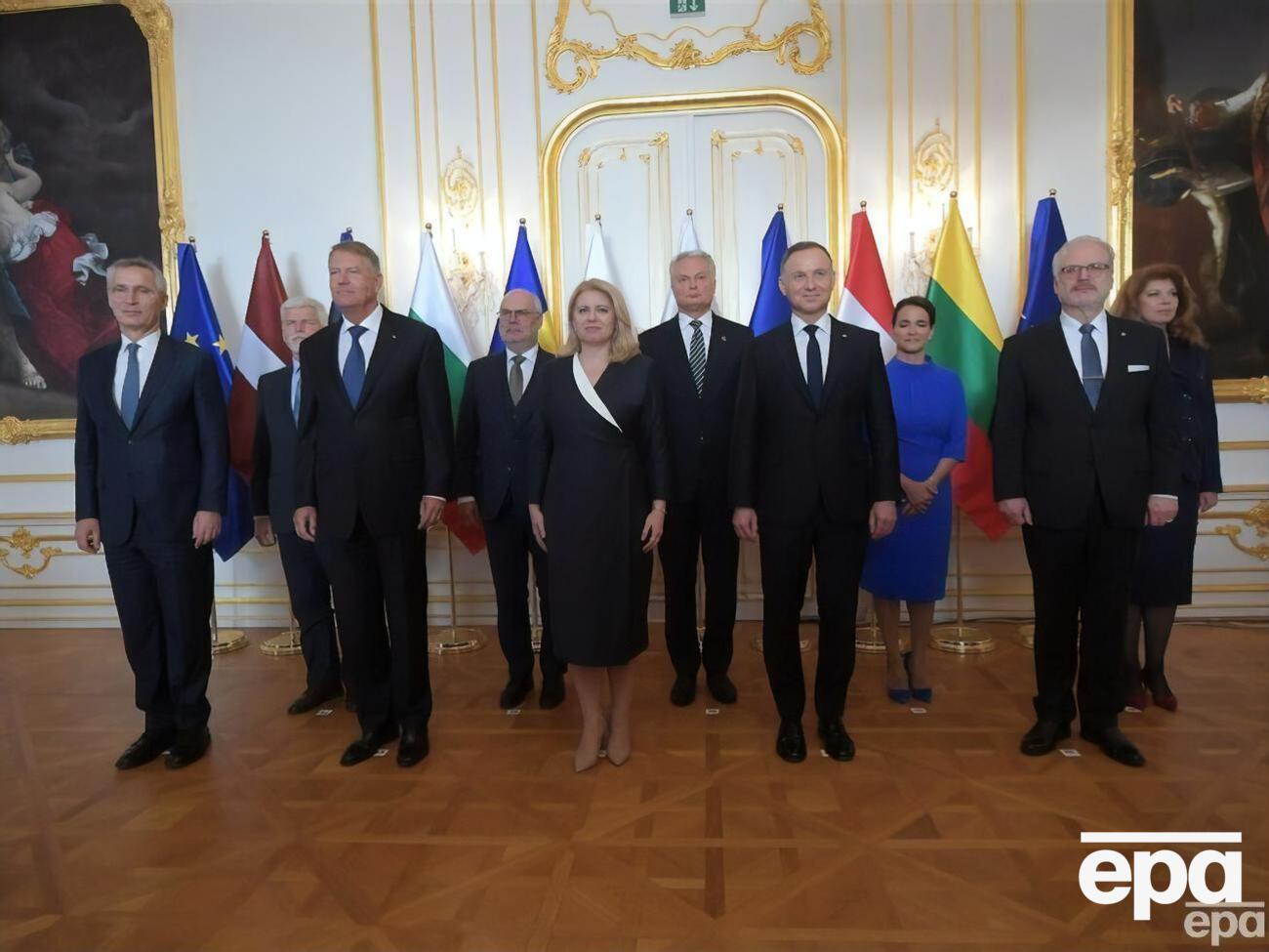 Зустріч відбулася за участю генсека НАТО (на фото крайній зліва)