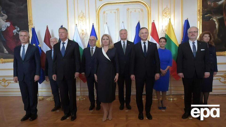 Зустріч відбулася за участю генсека НАТО (на фото крайній зліва)