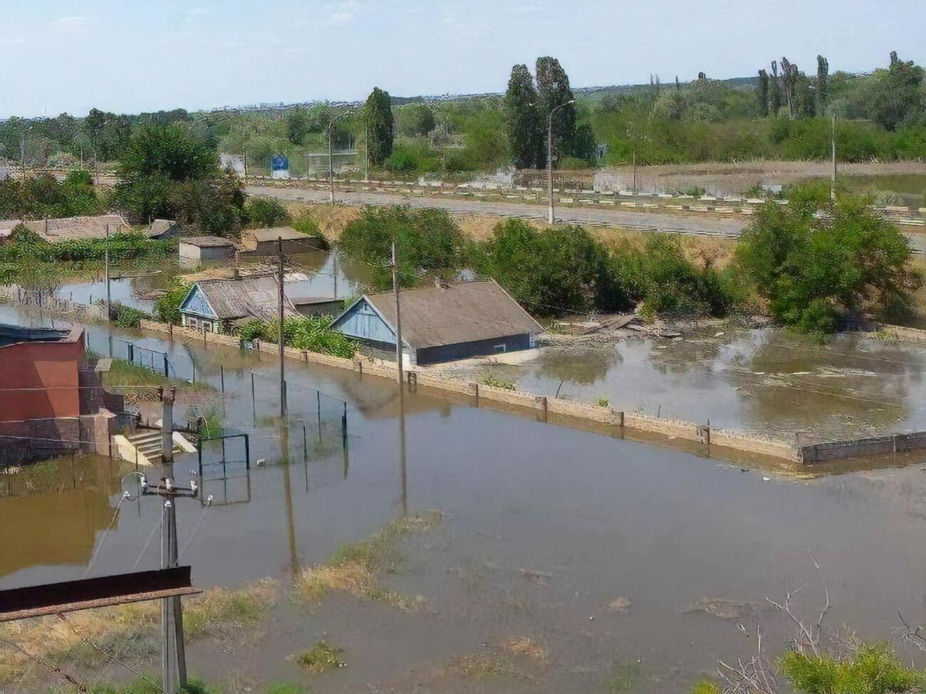 Оккупанты признавали, что Олешки затоплены