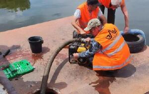 У притопленного в Николаеве моста целый день будут дежурить коммунальщики, отметил Сенкевич