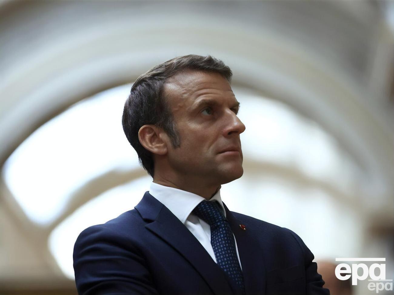 Макрон сообщил о солидарности с украинским народом после подрыва россиянами Каховской ГЭС