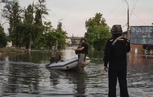 С начала прорыва плотины вода поднялась в районе Херсона на 5,5 м