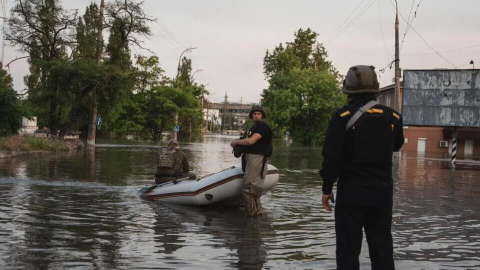 С начала прорыва плотины вода поднялась в районе Херсона на 5,5 м