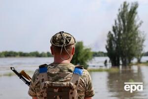 На Каховській ГЕС триває руйнування водозливної греблі