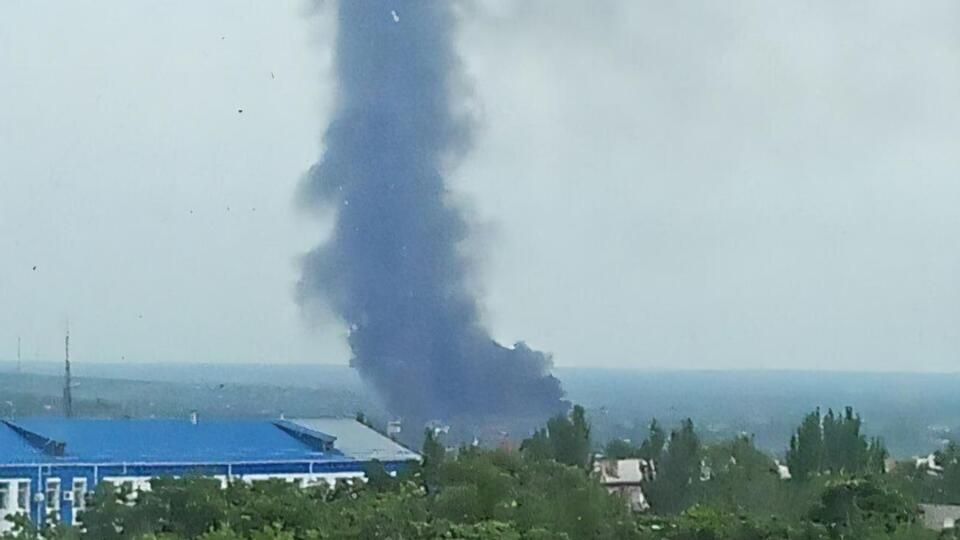 В Луганске произошел взрыв в районе промышленных предприятий