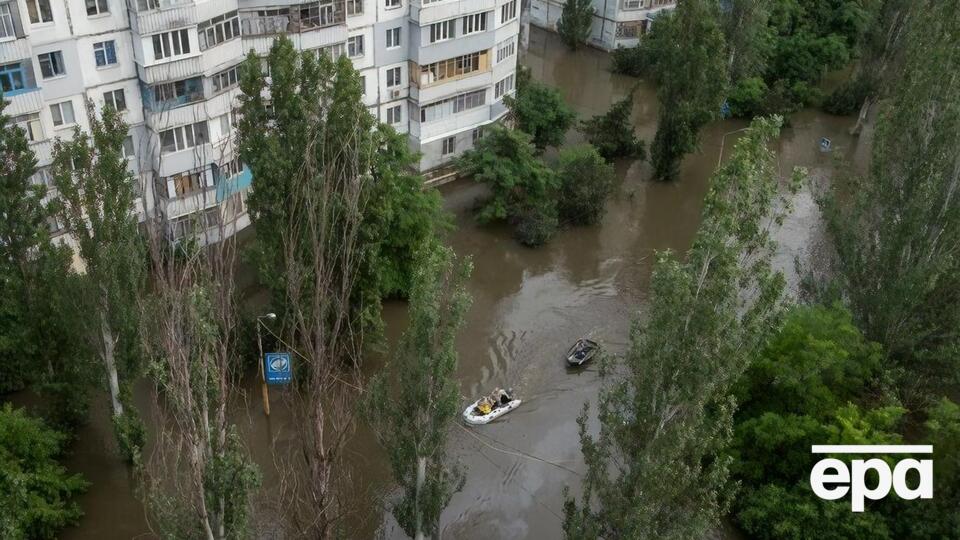 В Херсоне сегодня проводят эвакуацию пострадавших из-за подрыва оккупантами Каховской ГЭС