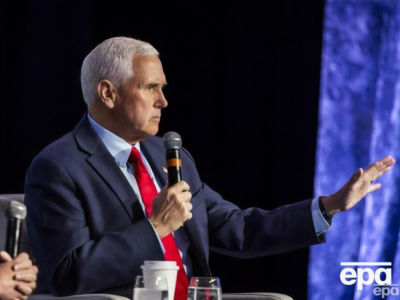 Пенс: Нам потрібно дати народу України можливість боротися й захищати свою територію