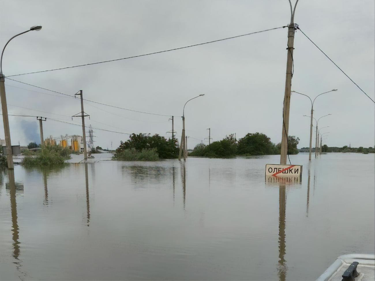 В Олешках через повінь потонули люди