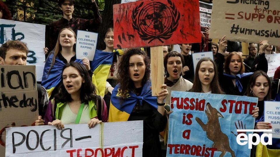 Українці протестували біля офісу ООН у Києві