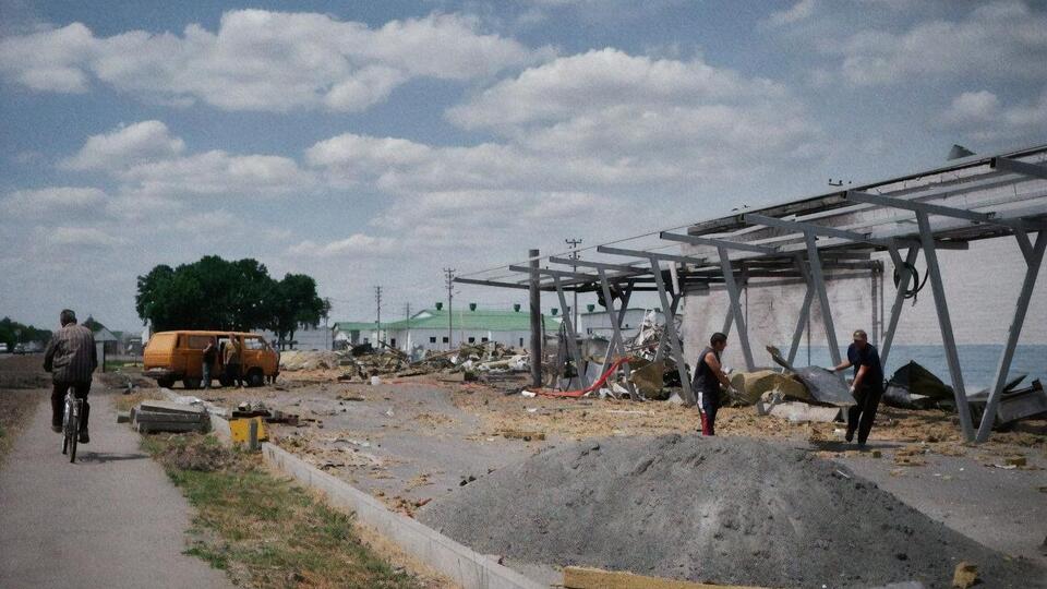 Автомийка в Умані зруйнована вщент, повідомили в Черкаській ОВА