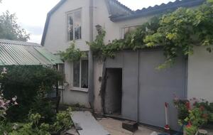 Удар был нанесен около 14.30 по частному сектору Балаклеи