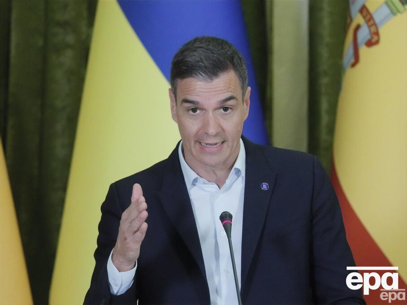 Санчес отметил, что инвестиции нужны Украине во многих секторах