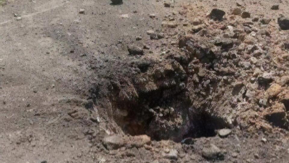 Один из прилетов "Торнадо-С" в Синельниковском районе Днепропетровской области
